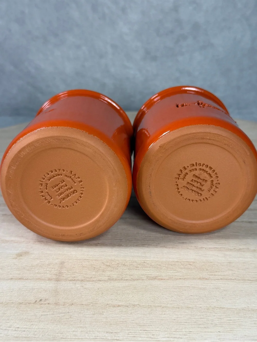 La Fermiere Burnt Orange Yogurt Pot Set Of 2